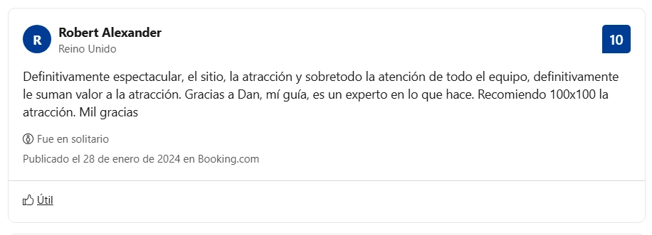 Review screenshot: Robert Alexander